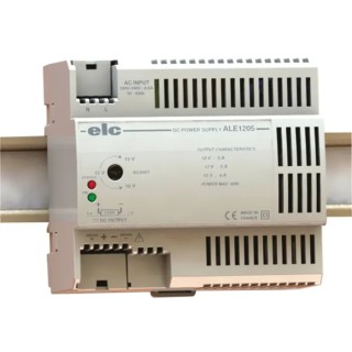 ELC ALE Switched Mode DIN Rail Power Supply 220-240V ac 15V dc 5A 60W ALE1205