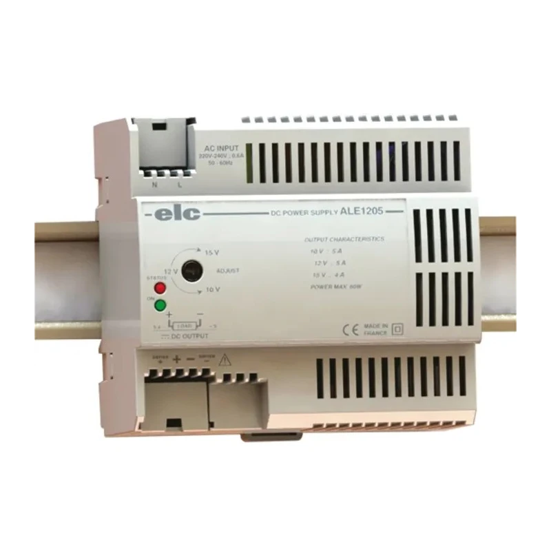 ELC ALE Switched Mode DIN Rail Power Supply 220-240V ac 15V dc 5A 60W ALE1205