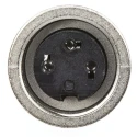 binder Circular Connector, 3 Contacts, Panel Mount, M16 Connector, Socket, Female, IP40, 250V, 7A, Die Cast 09-0308-00-03