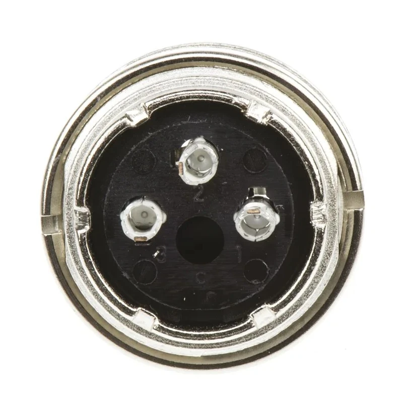 binder Circular Connector, 3 Contacts, Panel Mount, M16 Connector, Socket, Female, IP40, 250V, 7A, Die Cast 09-0308-00-03