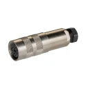 binder Circular Connector 12 Contacts Cable Socket Female M16 Connector 60V 3A IP67 Copper Zinc Alloy 423 99-5130-15-12