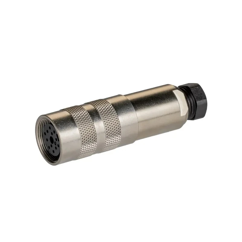 binder Circular Connector 12 Contacts Cable Socket Female M16 Connector 60V 3A IP67 Copper Zinc Alloy 423 99-5130-15-12