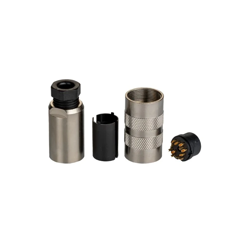 binder Circular Connector 12 Contacts Cable Socket Female M16 Connector 60V 3A IP67 Copper Zinc Alloy 423 99-5130-15-12
