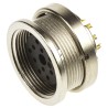 binder Circular Connector, 12 Contacts, Panel Mount, M16 Connector, Socket, Female, IP40, 680 Series 09-0332-00-12