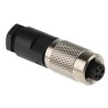 binder Industrial Circular Connector, 5 Contacts, Cable Mount, M9 Size, Socket Female, Solder Termination, , 125V, 3A IP67