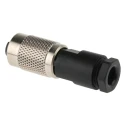 binder Industrial Circular Connector, 5 Contacts, Cable Mount, M9 Size, Socket Female, Solder Termination, , 125V, 3A IP67