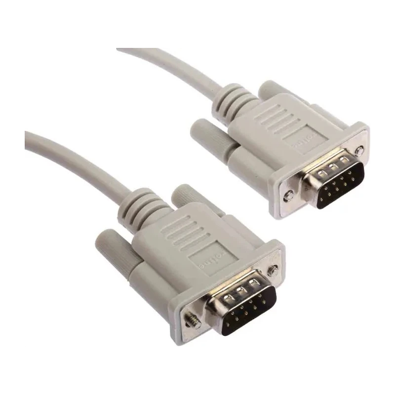 Roline Male D-Sub 9-Pin to Male DB9 Serial Cable 1.8 m Polyvinyl Chloride 11.01.6018-50