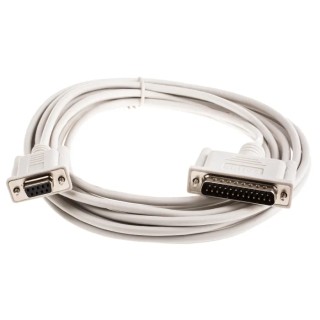 Roline Female D-Sub 25-Pin, D-Sub 9-Pin to Male DB25 Serial Cable, 6 m Polyvinyl Chloride 11.01.4560-20