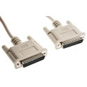 Roline Male D-Sub 25-Pin to Male DB25 Serial Cable, 6 Meter Grey Polyvinyl Chloride Jacket SUB-D Series DB25