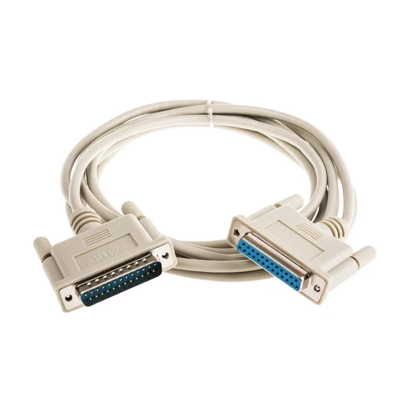 Roline Male D-Sub 25-Pin to Female DB25 Serial Cable 9 m Polyvinyl Chloride SUB-D Series DB25