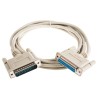 Roline Male D-Sub 25-Pin to Female DB25 Serial Cable 9 m Polyvinyl Chloride SUB-D Series DB25