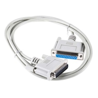 Roline Male D-Sub 25-Pin to Female DB25 Serial Cable 1.8 m PVC Jacket DB25