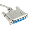 Roline Male D-Sub 25-Pin to Female DB25 Serial Cable 1.8 m PVC Jacket DB25