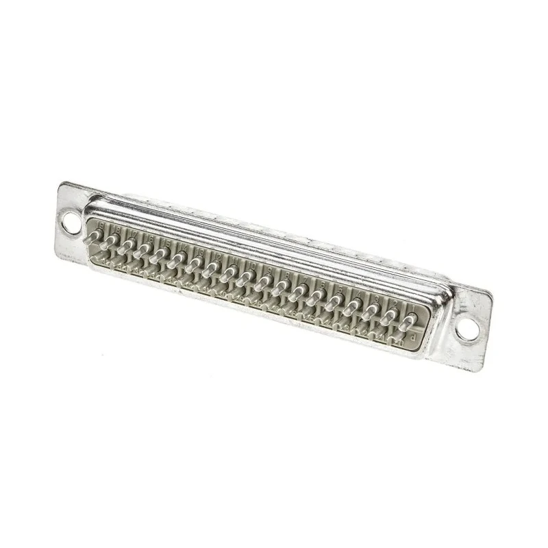 HARTING D-Sub 37 Way Straight Panel Mount Connector 1kV 7.5A Steel Housing Gold Plated Contacts 09670375604