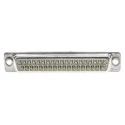 HARTING D-Sub 37 Way Straight Panel Mount Connector 1kV 7.5A Steel Housing Gold Plated Contacts 09670375604