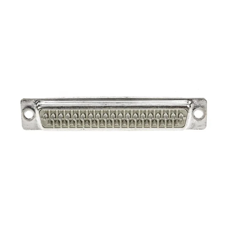 HARTING D-Sub 37 Way Straight Panel Mount Connector 1kV 7.5A Steel Housing Gold Plated Contacts 09670375604
