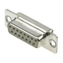 HARTING D-Sub 15 Way Straight 2.77 mm Pitch Panel Mount D-Sub Connector Female 09670154704
