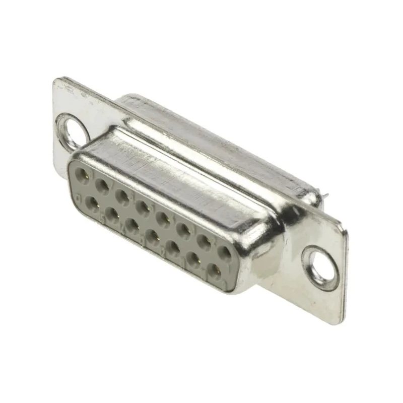 HARTING D-Sub 15 Way Straight 2.77 mm Pitch Panel Mount D-Sub Connector Female 09670154704