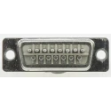 HARTING D-Sub 15 Way Straight 2.77 mm Pitch Panel Mount D-Sub Connector Female 09670154704