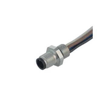 binder Circular Connector 3 Contacts Panel Mount Socket Male M5 IP67 707 Series 09-3105-00-03