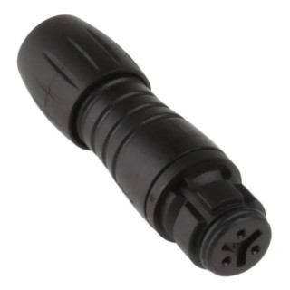 binder Circular Connector 3 Contacts Cable Mount Subminiature Socket Female IP67 620 Series 99-9206-00-03