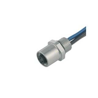 binder Circular Connector, 4 Contacts, Panel Mount, M5 Connector, Socket, Female, IP67, 707 Series 09-3112-00-04