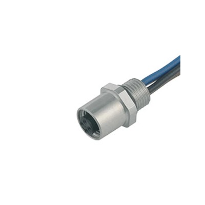 binder Circular Connector, 4 Contacts, Panel Mount, M5 Connector, Socket, Female, IP67, 707 Series 09-3112-00-04