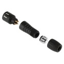 Binder Circular Connector Subminiature Cable Plug, Male, 4 Contacts, IP67, 620 Series 99-9209-00-04