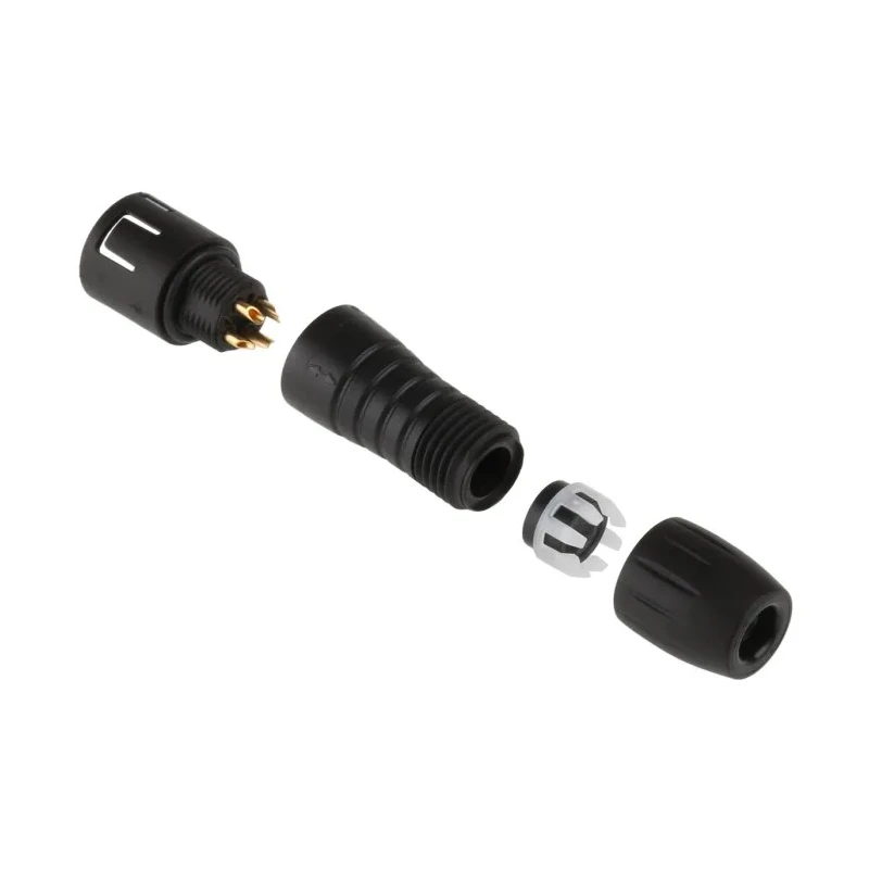 Binder Circular Connector Subminiature Cable Plug, Male, 4 Contacts, IP67, 620 Series 99-9209-00-04