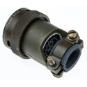 ITT Cannon MIL Spec Circular Connector Copper Alloy Straight 26 Contacts Cable Mount 850V 7.5A KPT06F16-26S
