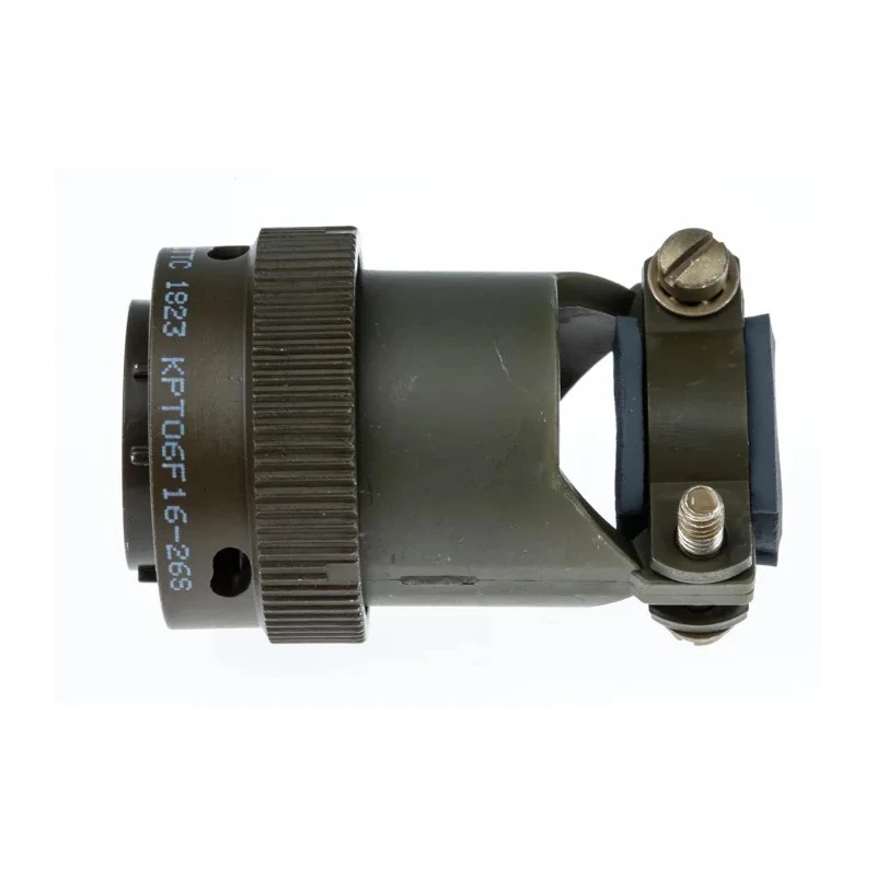 ITT Cannon MIL Spec Circular Connector Copper Alloy Straight 26 Contacts Cable Mount 850V 7.5A KPT06F16-26S