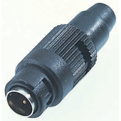 binder Subminiature Circular Connector, 2 Contacts, Cable Plug, Male, IP40, 710 Series 99-0971-100-02