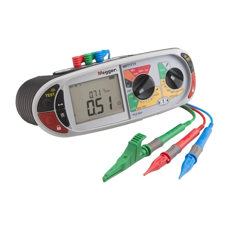 Megger MFT1711 Multifunction Tester 250 V, 500 V, 1kV Earth Resistance Measurement Wireless MFT1711