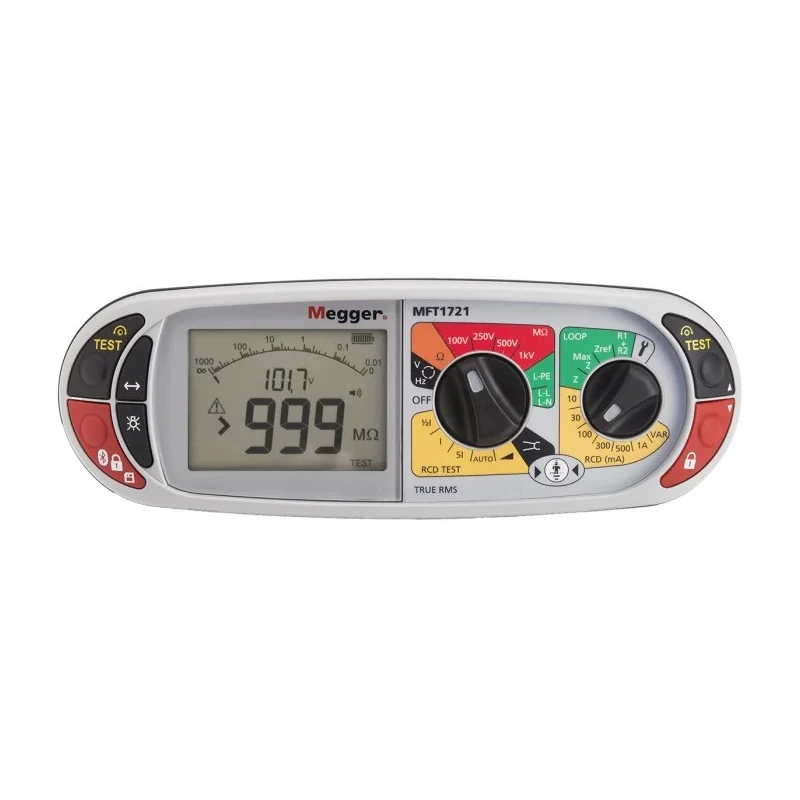 Megger Multifunction Tester 10kV Insulation and Earth Resistance Measurement Wireless MFT1721