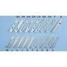 Keystone I/O Card Bracket Without Fixing Ears Component Side Nickel-Plated Steel 0.8 mm 427-59697H