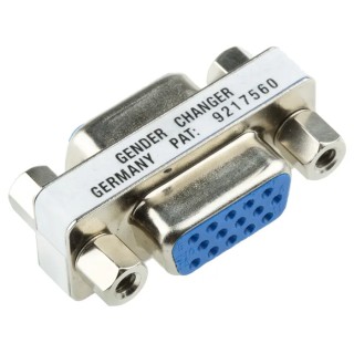 Roline 15-Way D-Sub Female to Female Straight Through Hole Adapter 17mm 12.03.2021