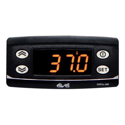 Eliwell EMPlus 600 Panel Mount Temperature Indicator 1 Input 230V AC Temperature Control EMPLUS 600 NTC-PTC 230Vac