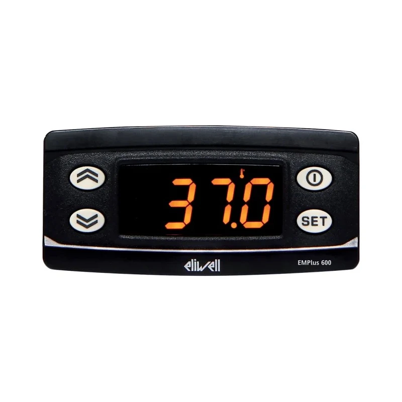 Eliwell EMPlus 600 Panel Mount Temperature Indicator 1 Input 230V AC Temperature Control EMPLUS 600 NTC-PTC 230Vac