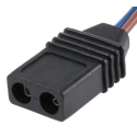ebm-papst Power Cable Assembly 1500 mm for Use with AC Compacts with Pin 2.8/3.0 x 0.5 mm LZ120E/1.5