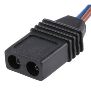 ebm-papst Power Cable Assembly 1500 mm for Use with AC Compacts with Pin 2.8/3.0 x 0.5 mm LZ120E/1.5