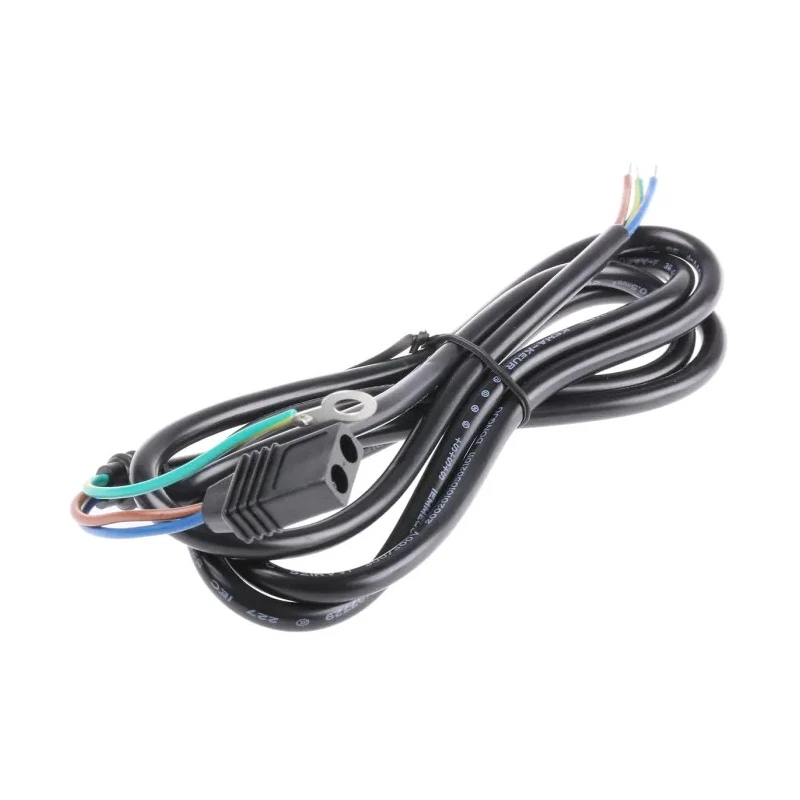ebm-papst Power Cable Assembly 1500 mm for Use with AC Compacts with Pin 2.8/3.0 x 0.5 mm LZ120E/1.5
