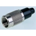 binder Circular Connector, 5 Contacts, Cable Mount, M9 Size, Socket Female, IP40 Protection, 125V, 3A, 711 Series IP40