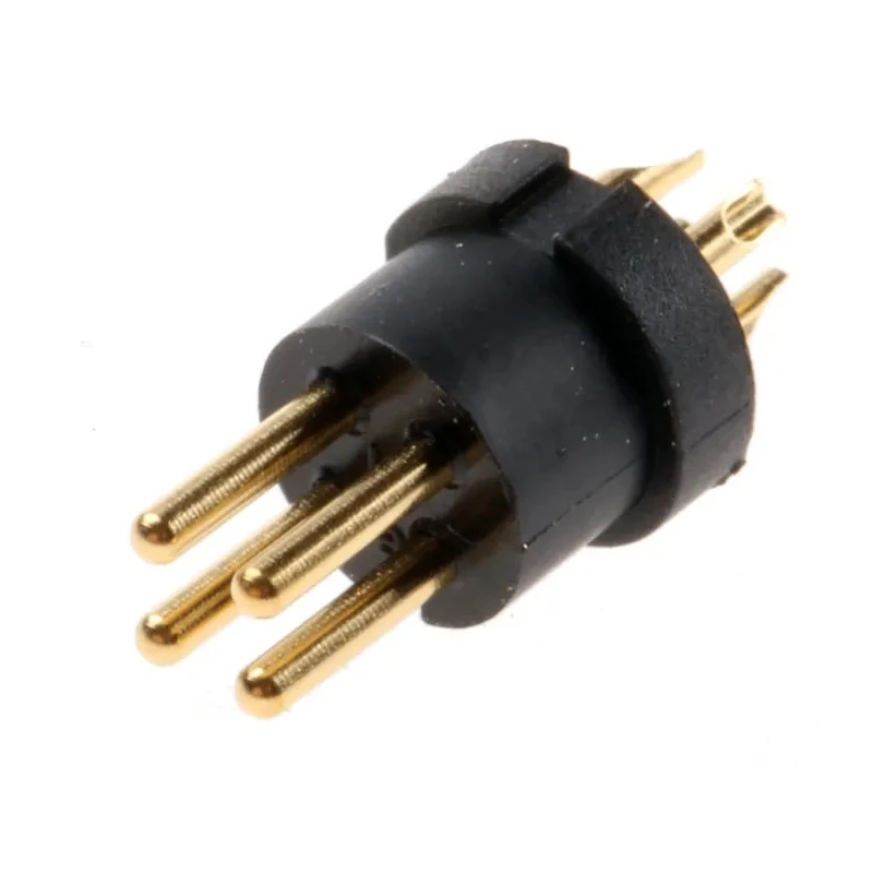 binder Circular Connector, 4 Contacts, Cable Mount, M9 Connector, Plug, Male, IP40, 3A, 125V, Polymer 99-0079-100-04