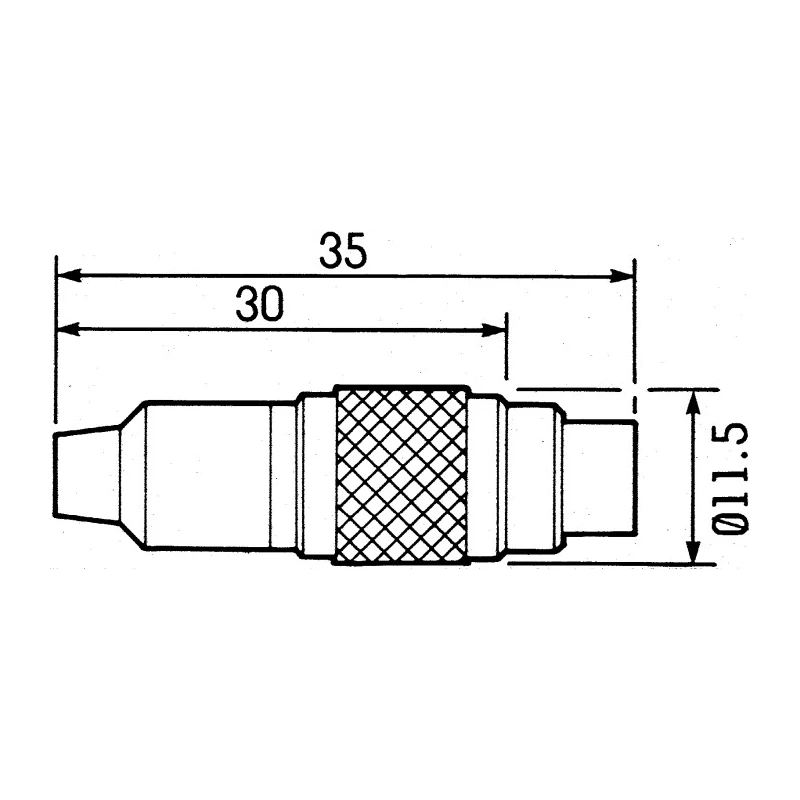 binder Circular Connector, 4 Contacts, Cable Mount, M9 Connector, Plug, Male, IP40, 3A, 125V, Polymer 99-0079-100-04