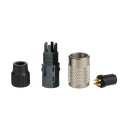 binder Circular Connector 4 Contacts Cable Mount M9 Socket Female IP40 711 Series IP40