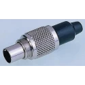 binder Circular Connector 7 Contacts Cable M9 Plug Male Polymer Housing IP40 711 Series 99-0475-100-07