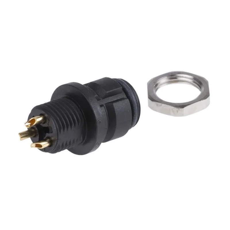 Binder Industrial Circular Connector 3 Contacts Panel Mount Subminiature Socket Female IP67 620 Series 99-9208-00-03