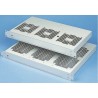 RS PRO Ball Rack Mount Fan Tray 1U, 230V, 51dB Noise Level 118-3285
