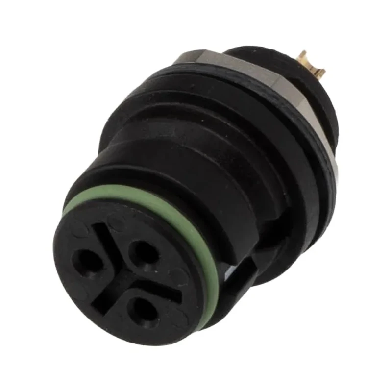binder Miniature Circular Connector 3 Contacts Panel Mount Socket Female IP67 720 Series 99-9108-00-03
