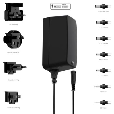 Friwo Interchangeable AC/DC Adapter 12W 24V dc Output 500mA EDV1898131RS